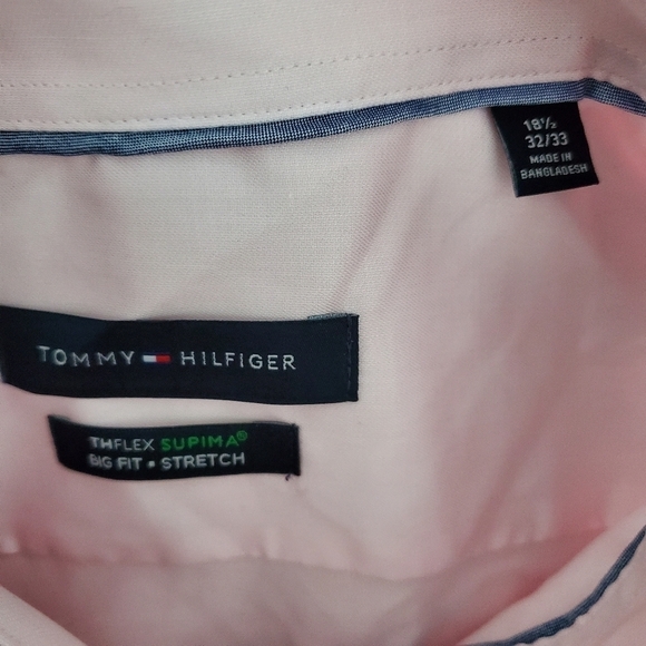 NWT Tommy Hilfiger Pink Button Down Dress Shirt - Picture 6 of 6